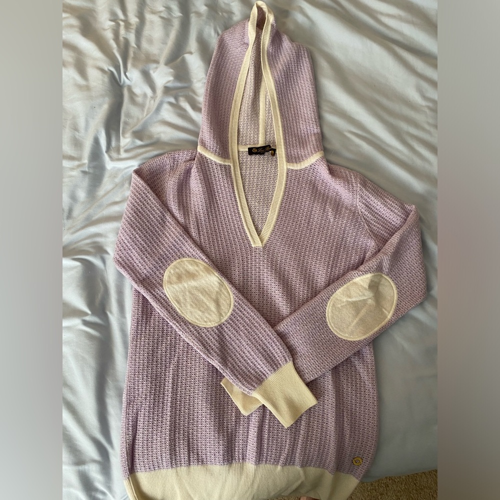 Loro piana hooded cashmere sweater